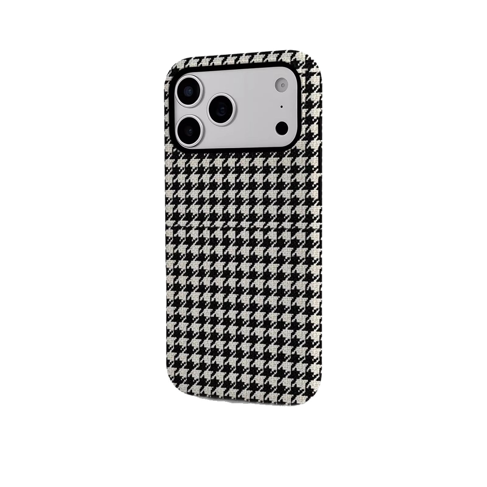 跨境千鸟格适用苹果17Promax手机壳女iPhone16磁吸15菲林壳14三星