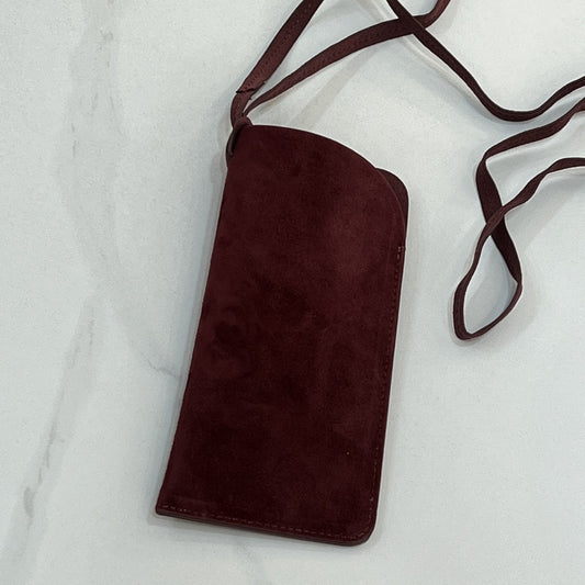 小脏柜 韩国ins小众网红时髦豹纹麂皮绒挂脖迷你小包包精致眼镜包