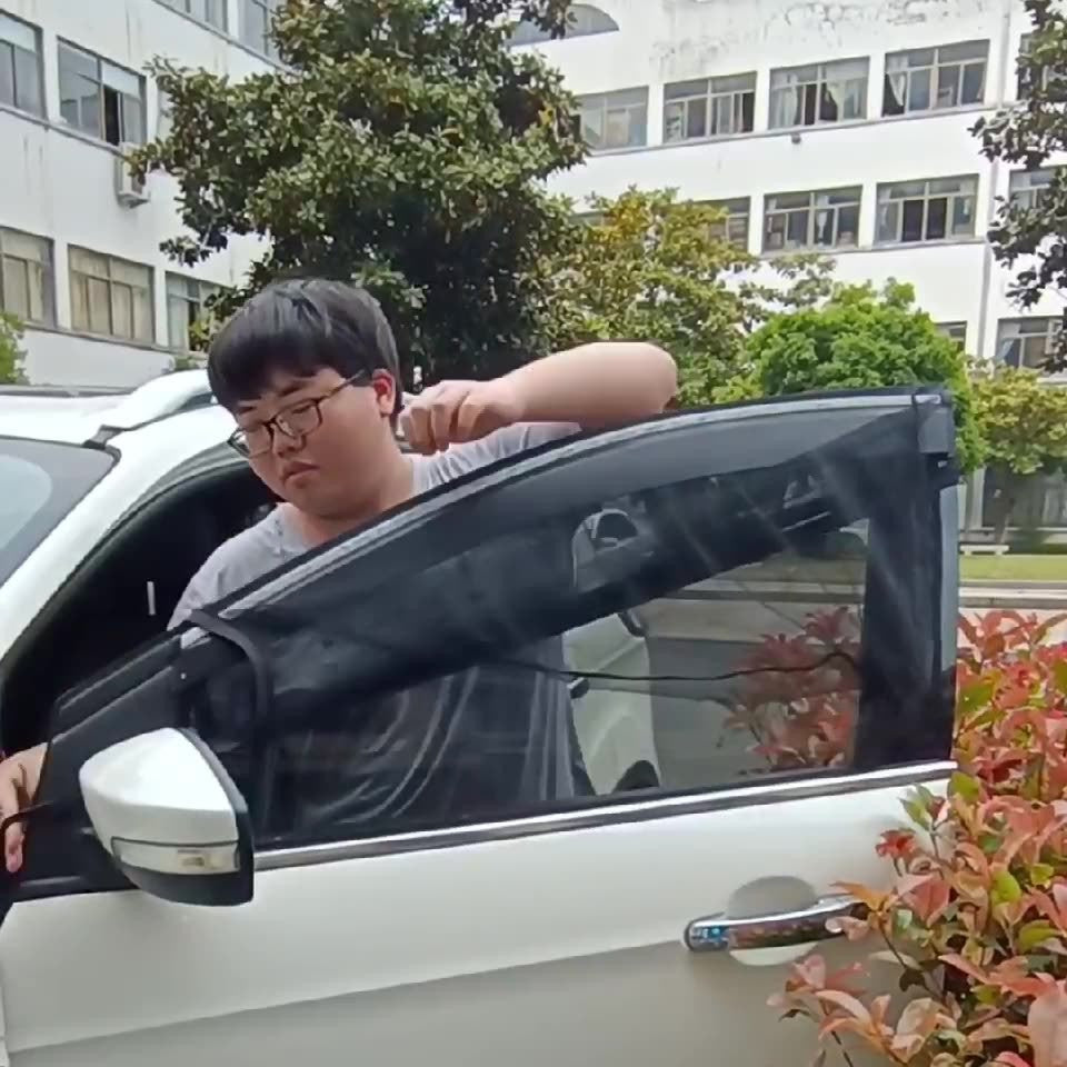 【定制】汽车防蚊网遮阳帘车窗窗帘车窗防蚊网防蚊防虫防晒隔热