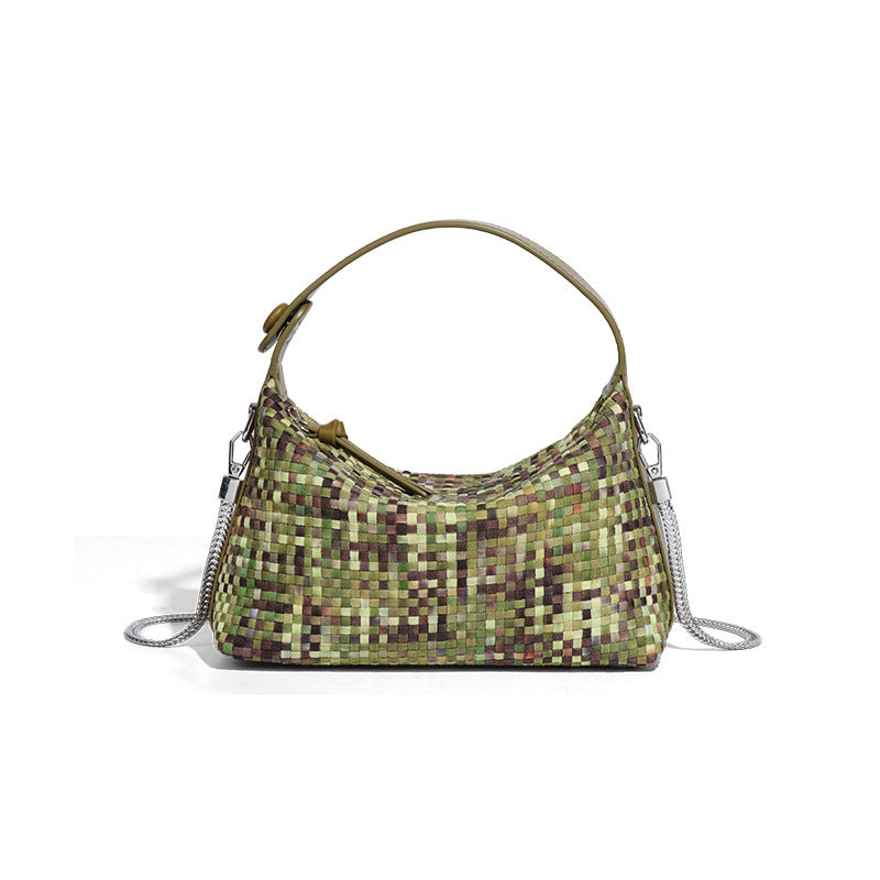 时尚小清新百搭手提饭盒包休闲百搭单肩斜跨包潮流牛仔布质感女包