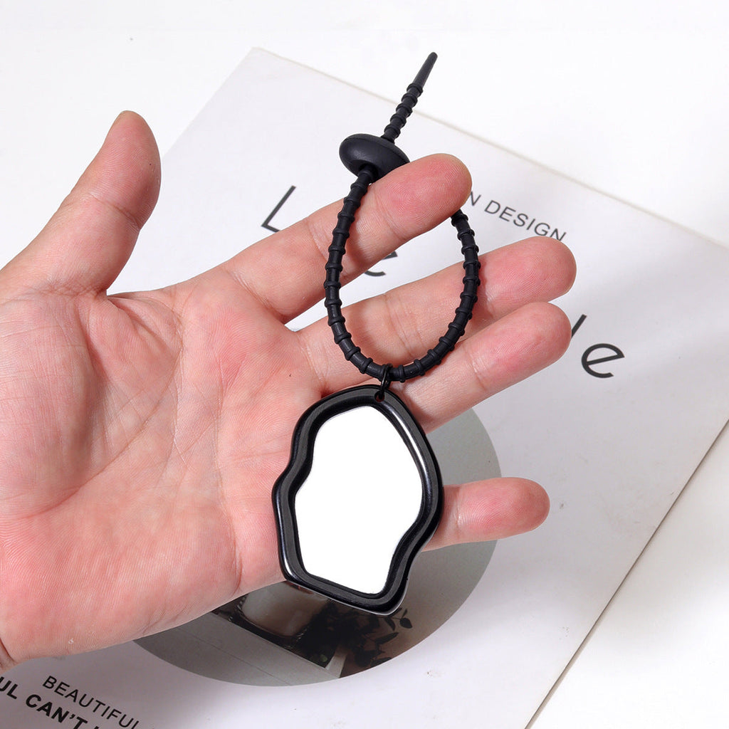 跨境热销包包挂件亚克力镜子包挂饰品配件扎带挂件时尚热销