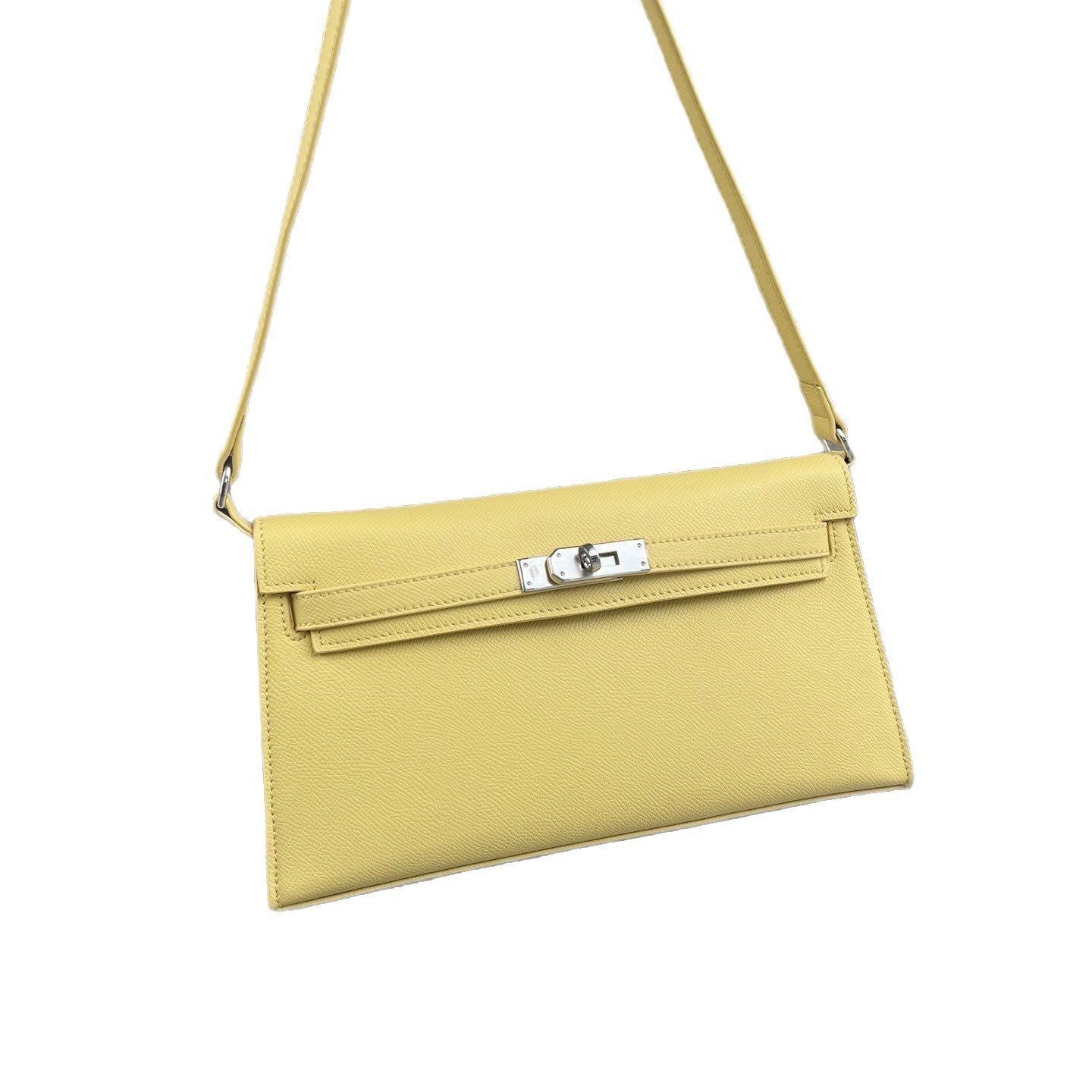 新款纯手工蜡线凯莉包真皮女包山羊皮单肩斜挎手提复古百搭腋下包