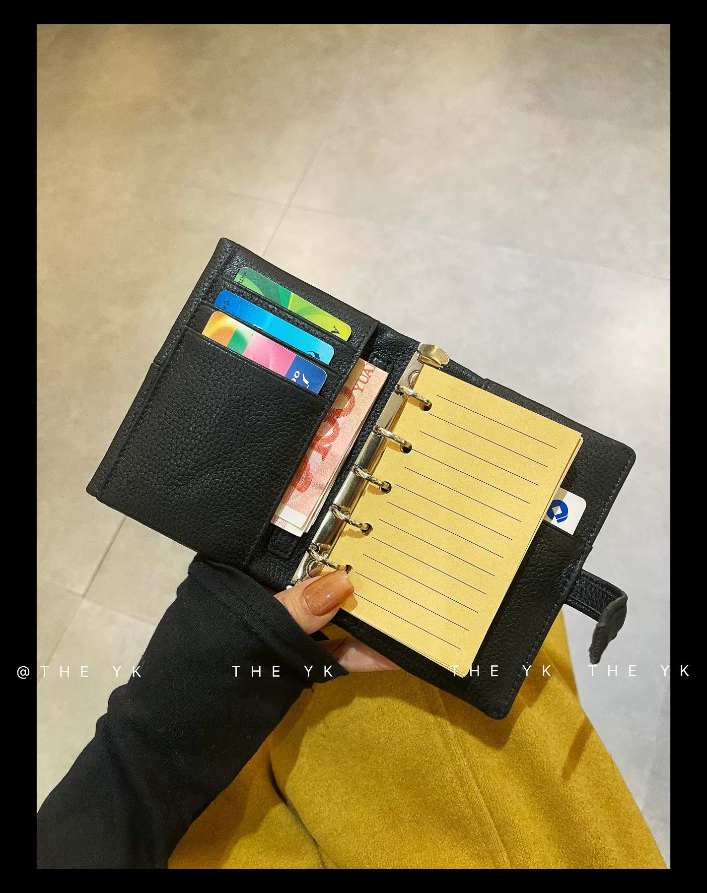 真皮手帐本M5A7日记本抽带商务活页夹笔记本随身旅行记事本卡收纳