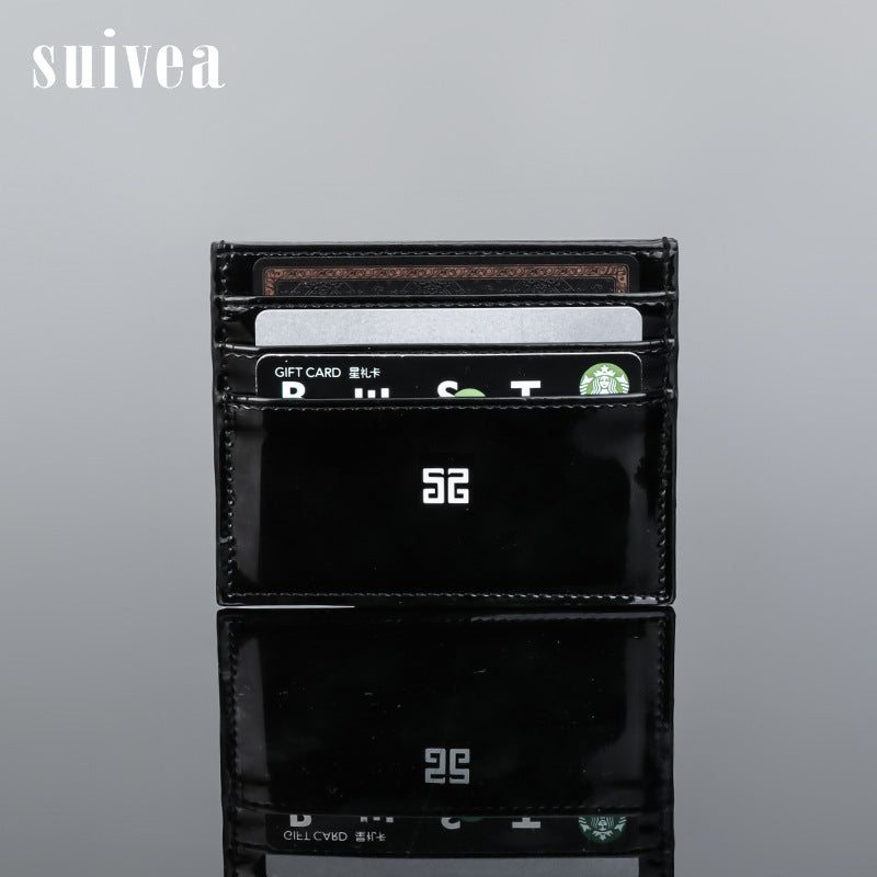 厂家直销定制LOGO小包批发创意卡片多卡位可印广告开业小礼品卡包