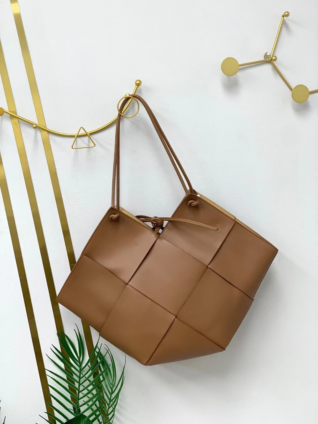 高级感编织大包包女夏季2023新款潮腋下包百搭大容量单肩包托特包