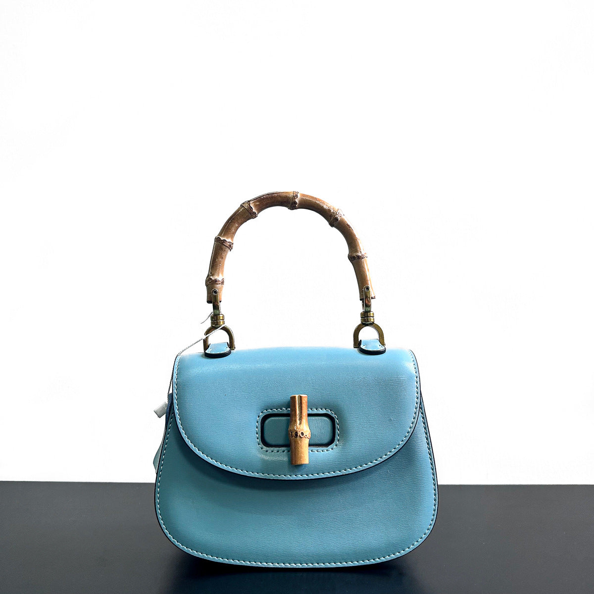 小众设计竹节手提马鞍包包女2023新款今年流行高级感单肩斜挎包夏