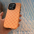 跨境外贸菱形条纹适用苹果17Promax磁吸菲林手机壳iPhone16三星15