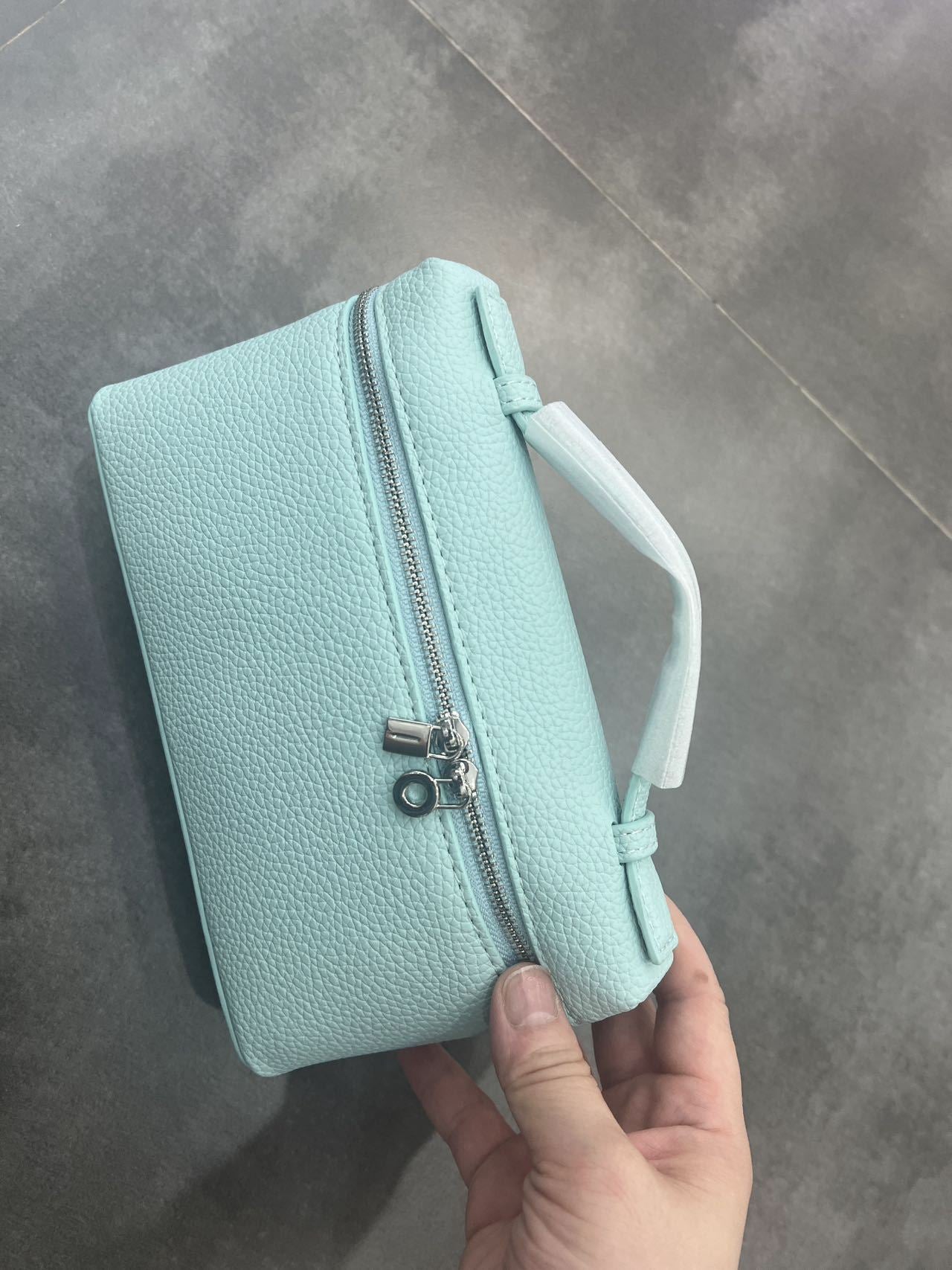 跨境LP饭盒包lp19盒子包真皮女包gigi同款piana手提单肩斜跨包女