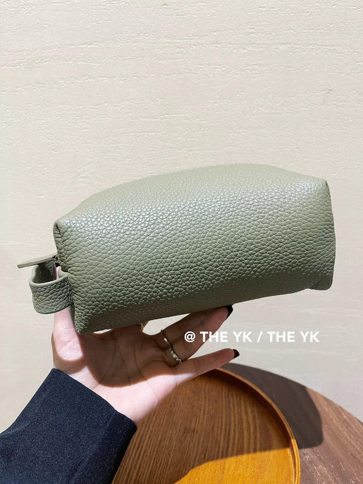 定制Togo牛皮化妆包出差旅行便捷洗漱收纳包大容量随身手拿手拎包