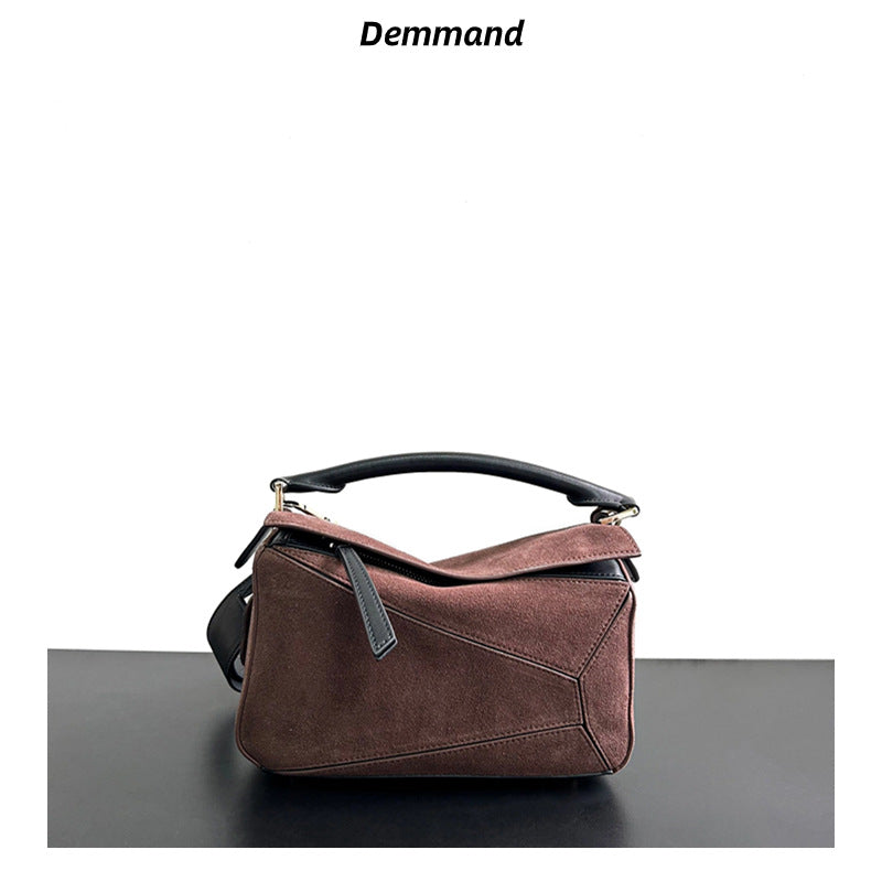 包包女2023新款秋冬枕头饭盒包小众设计高级感通勤百搭单肩斜挎包