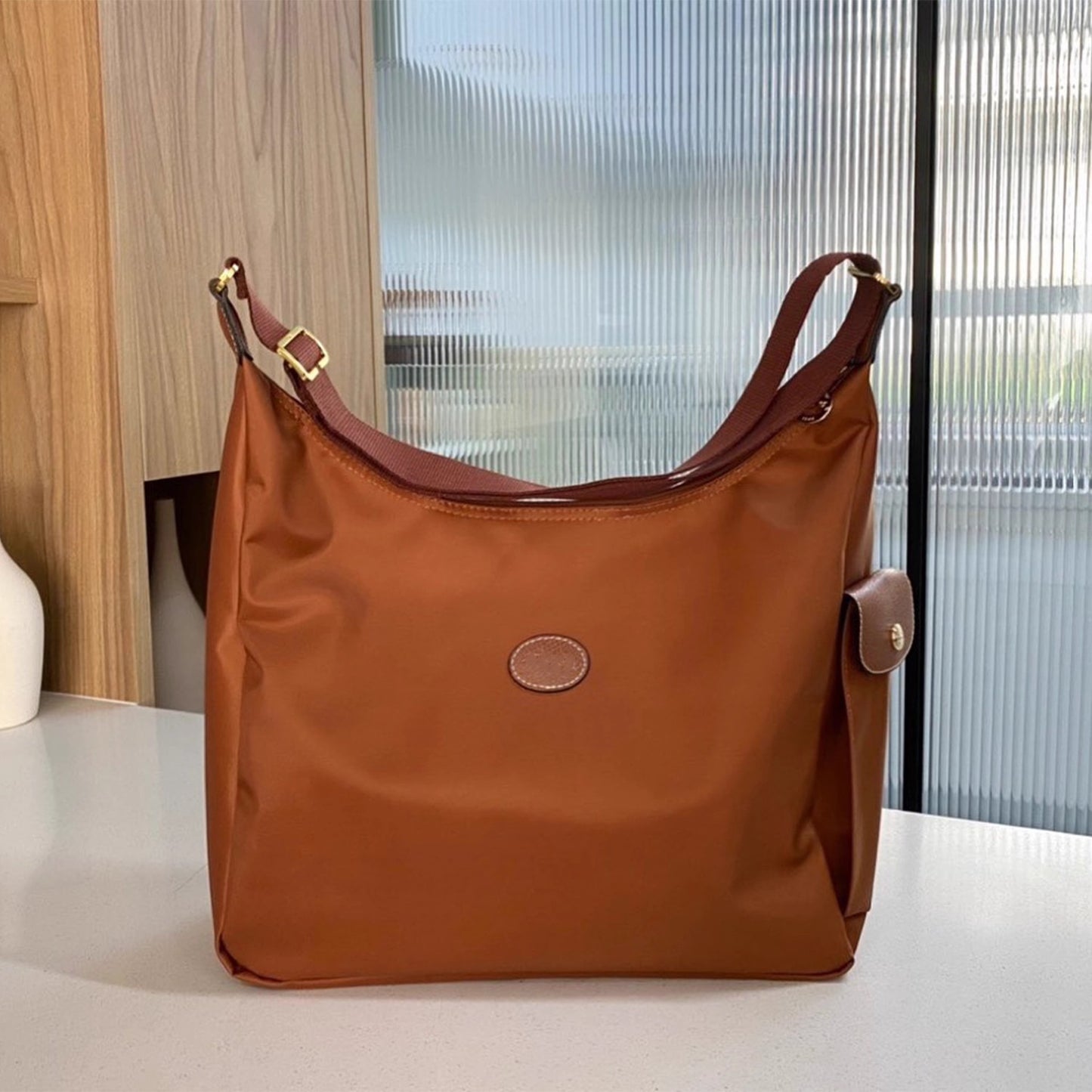 王菲同款包包ins韩版潮流斜跨邮差包大容量单肩手提托特包女代发