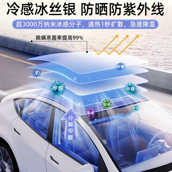 跨境适用于特斯拉手动遮阳帘焕新版Y/3天幕伸缩折叠隔热防晒遮阳