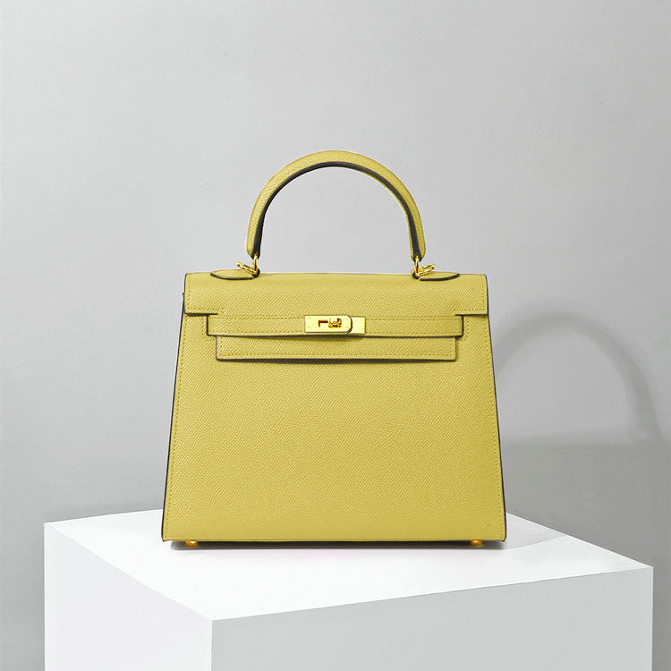 手掌纹凯利包女真皮包包大容量牛皮手提包通勤斜挎单肩包秋冬热销