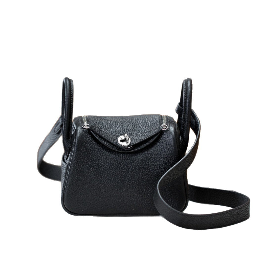 包包2025新款女包琳迪包真皮女包医生包包单肩手提斜挎枕头药箱包