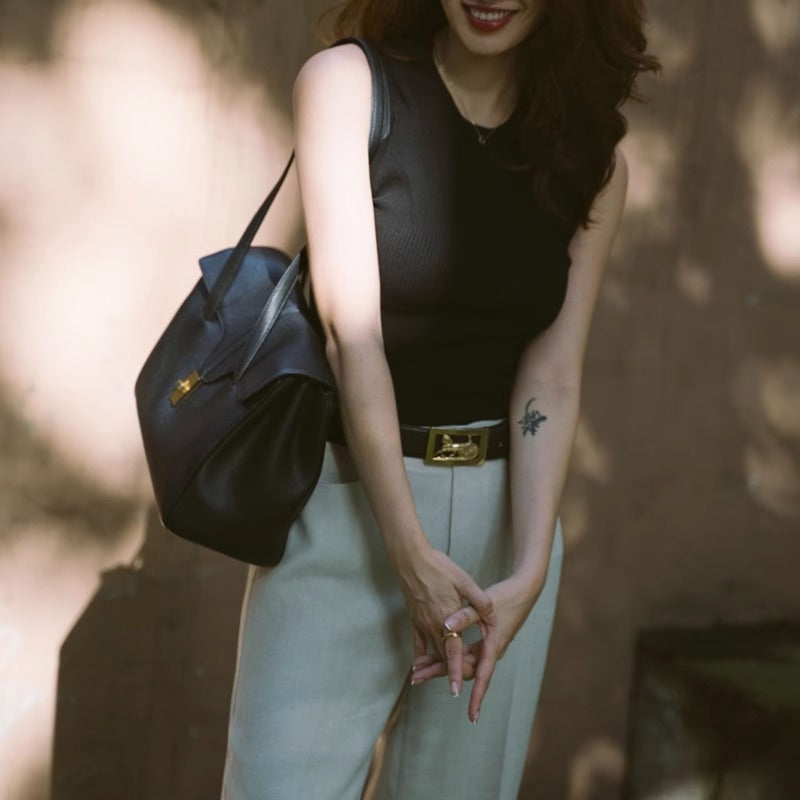 大气上班通勤包包女时尚大容量tote旅行托特包soft16单肩电脑大包