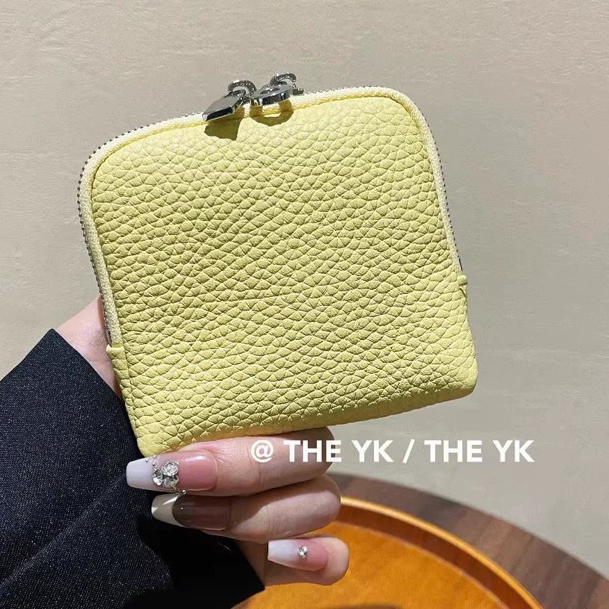 真皮LP首饰包迷你精致项链戒指收纳袋togo牛皮随身首饰收纳包旅行