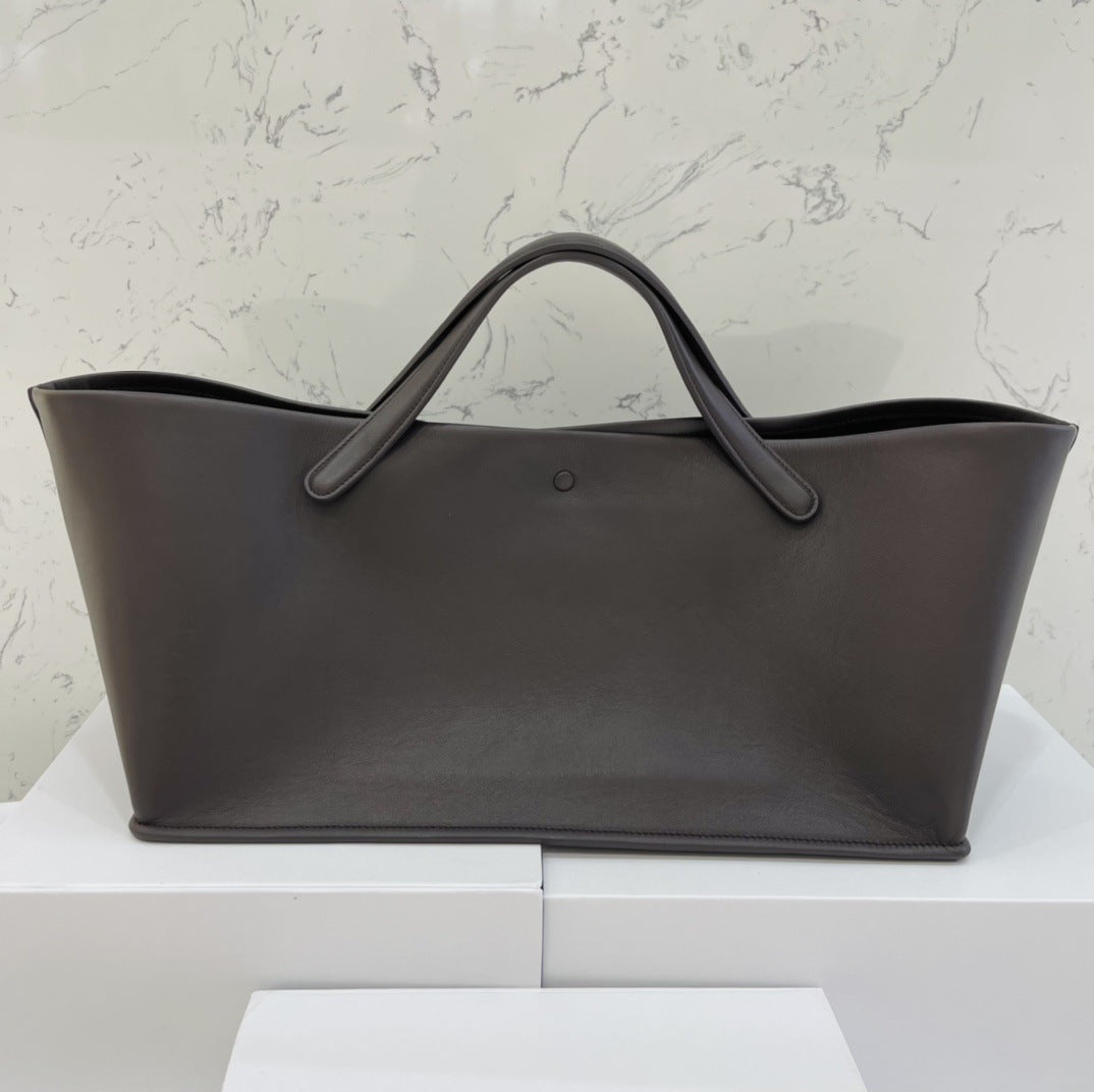 法式小众包包真皮女士手提包休闲百搭高级感大容量通勤斜挎托特包