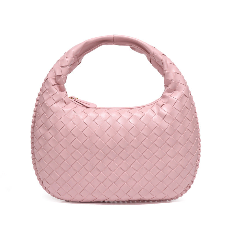 包包女2025新款编织包欧美复古菜篮子腋下包手提单肩手拎包 外贸