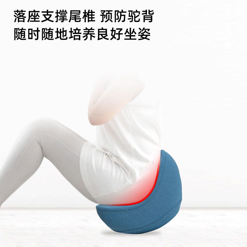 蛋壳运动坐垫核心护腰护臀健身坐垫核心力量支撑垫人間工学